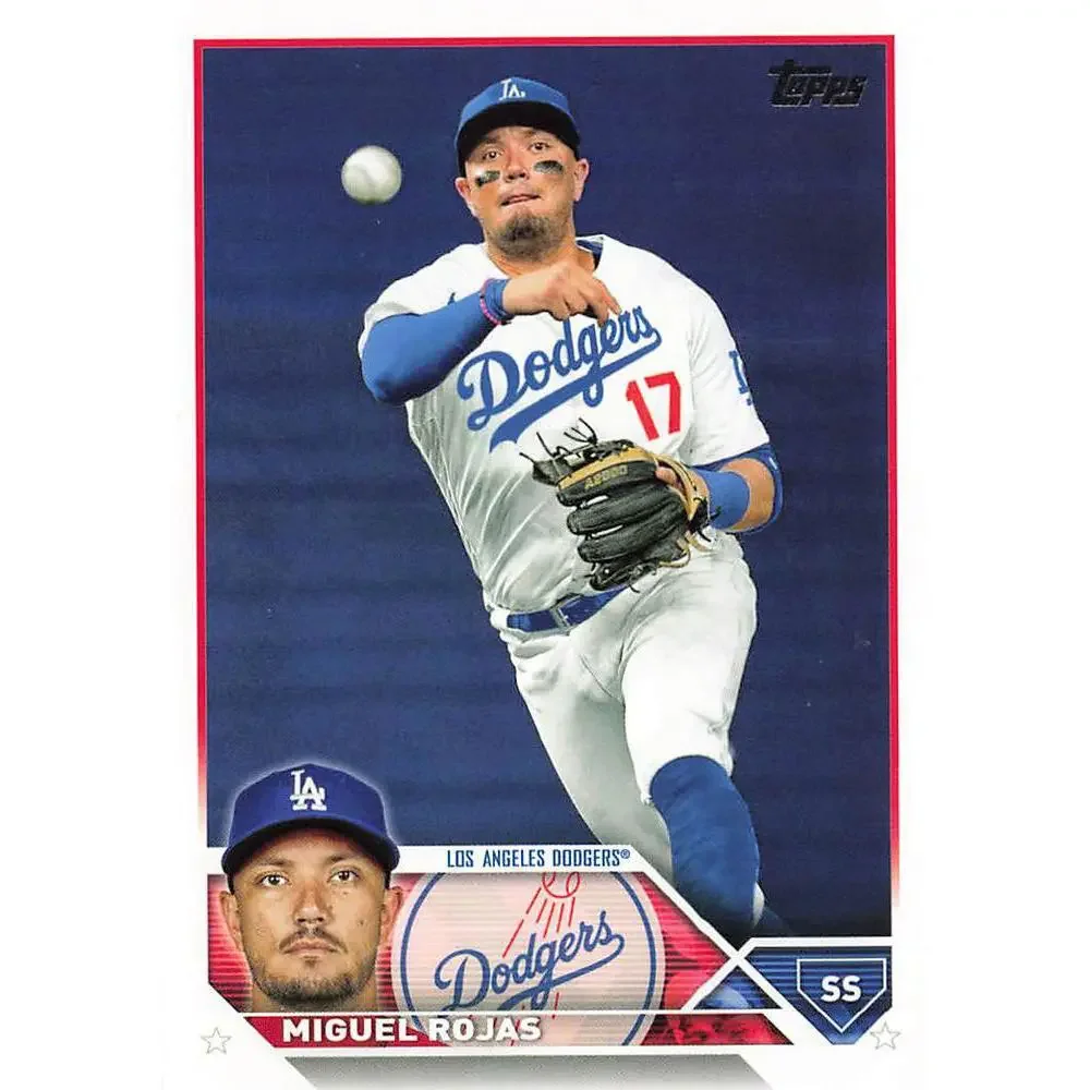 2023 Topps Miguel Rojas #580 Los Angeles Dodgers